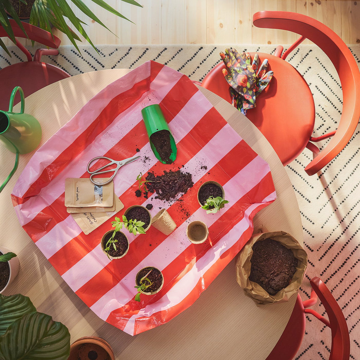 Potting mat