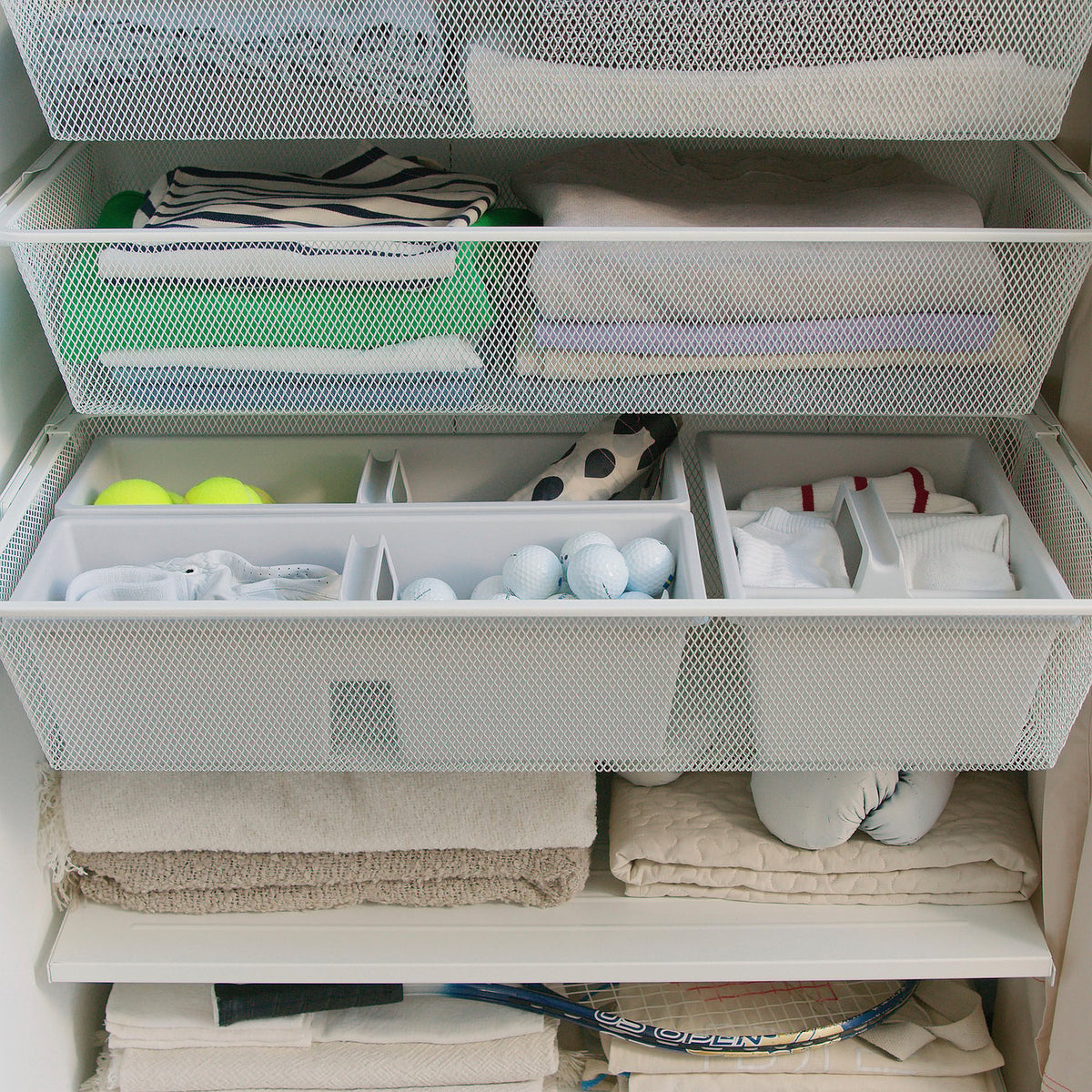 Insert with compartments