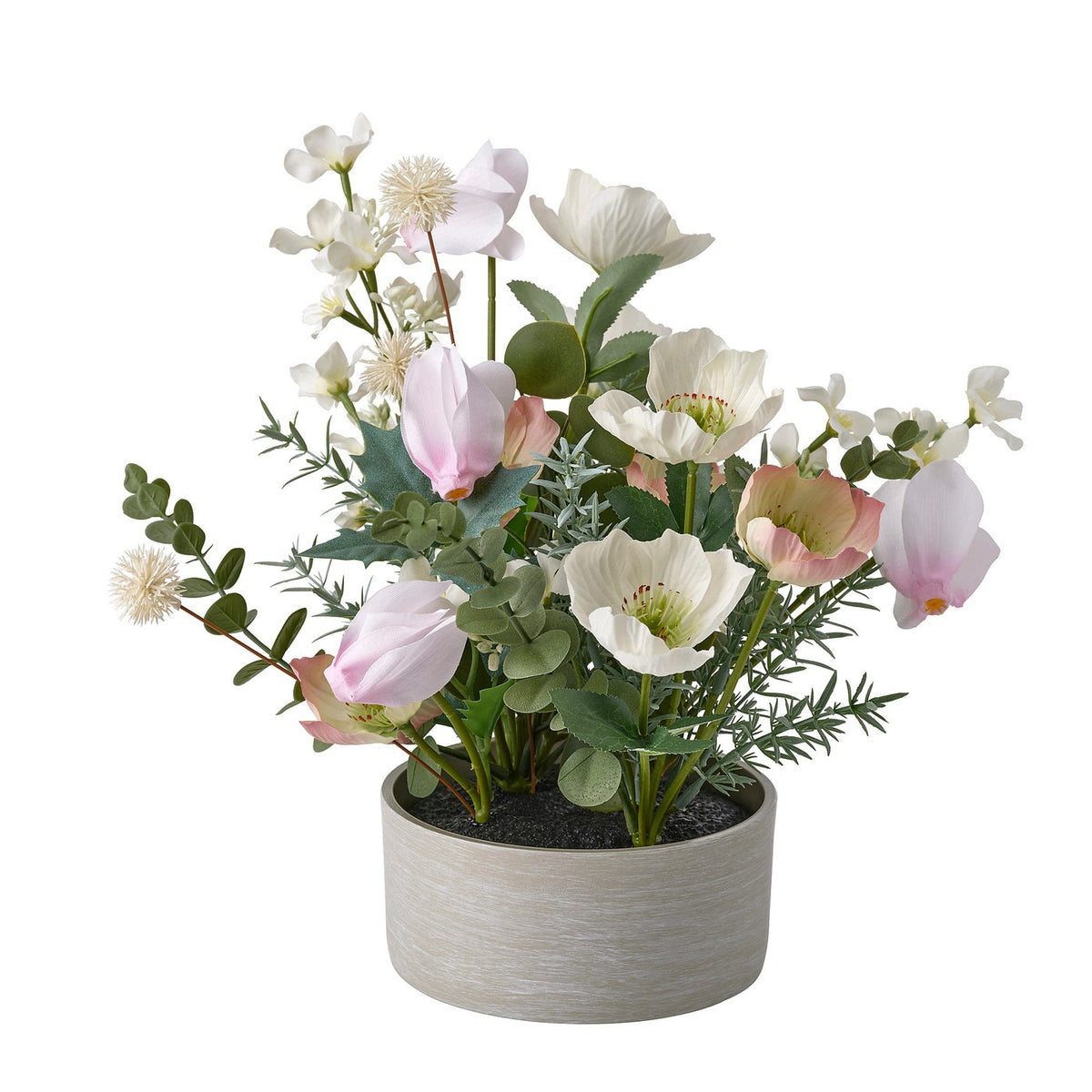 Artificial flower arrangement