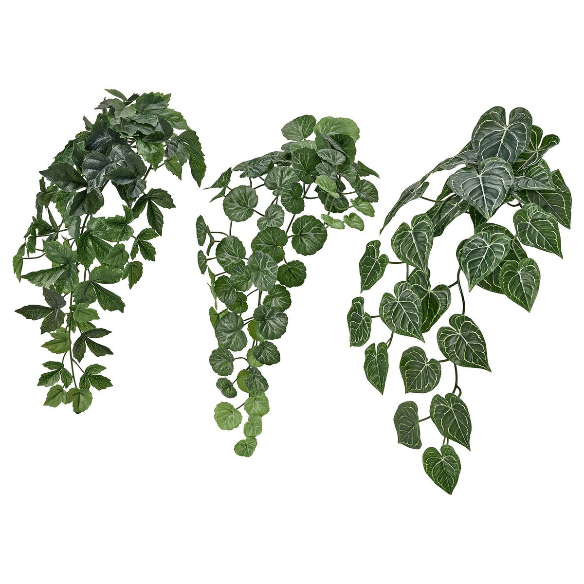 Artificial plant, set of 3