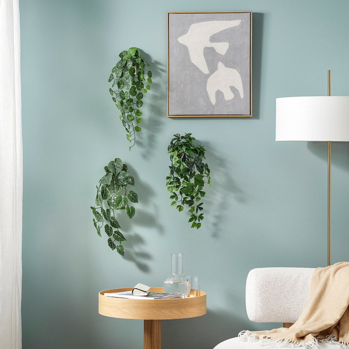 Artificial plant, set of 3