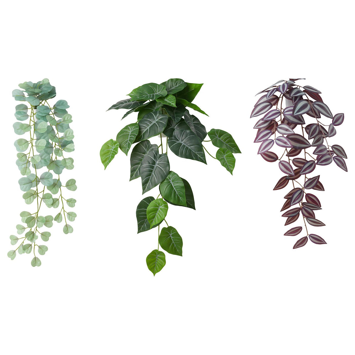 Artificial plant with wall holder