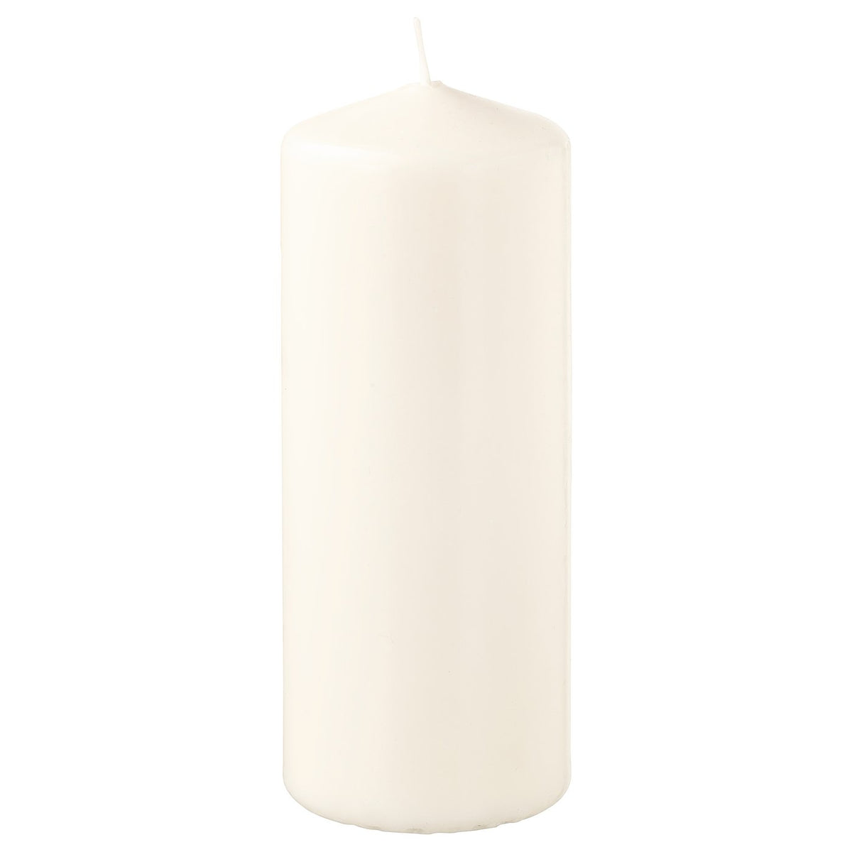 Unscented pillar candle