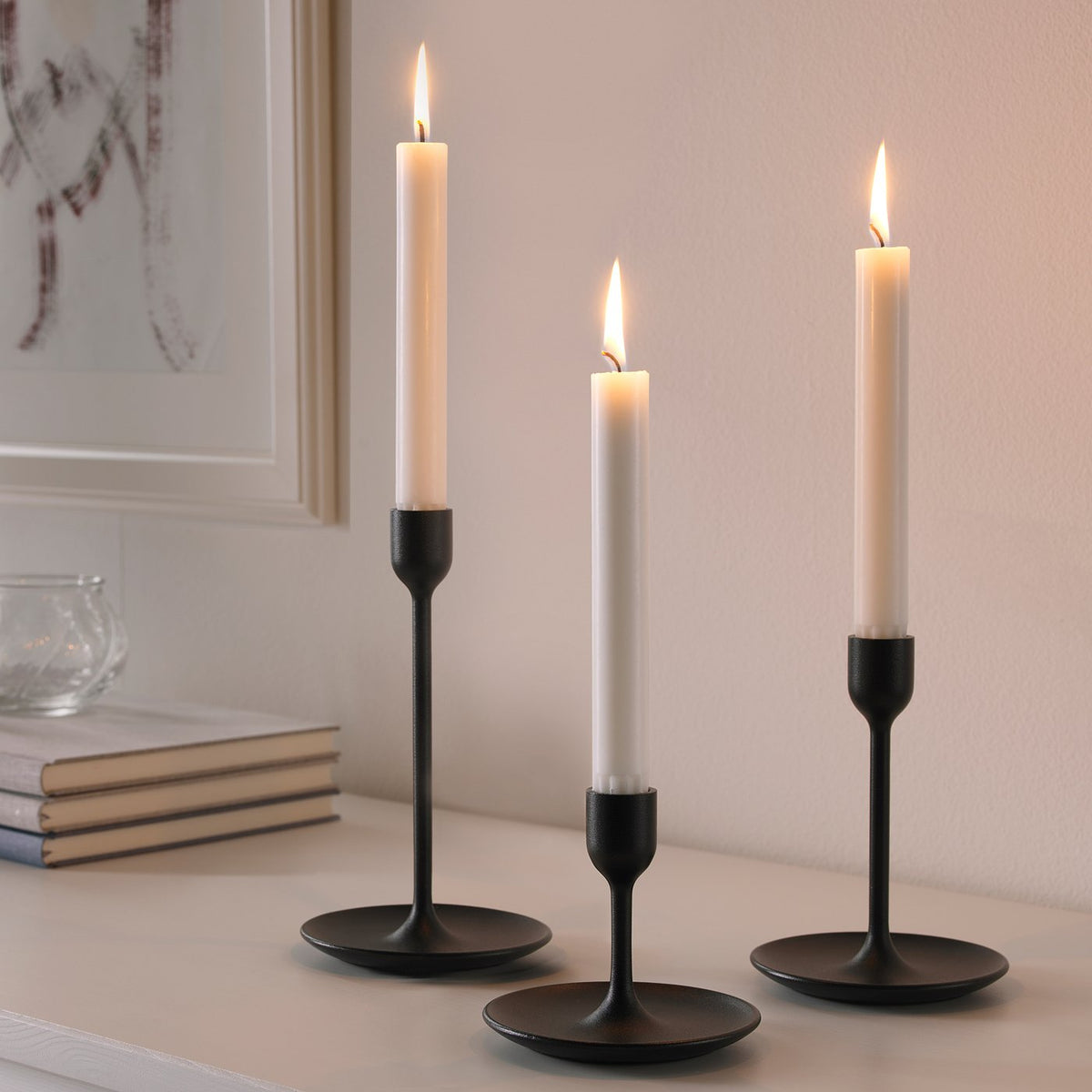 Candlestick, set of 3