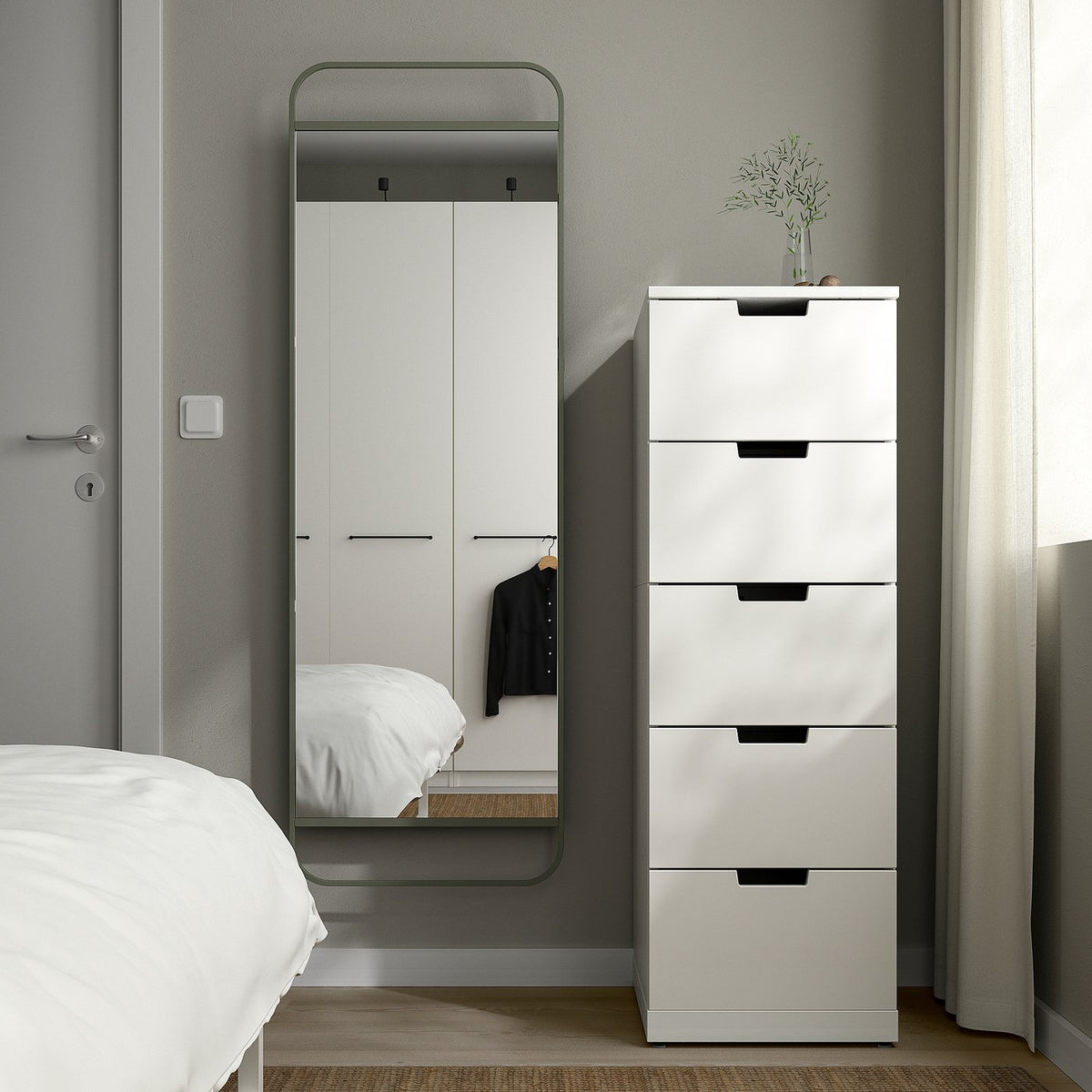 Mirror with storage