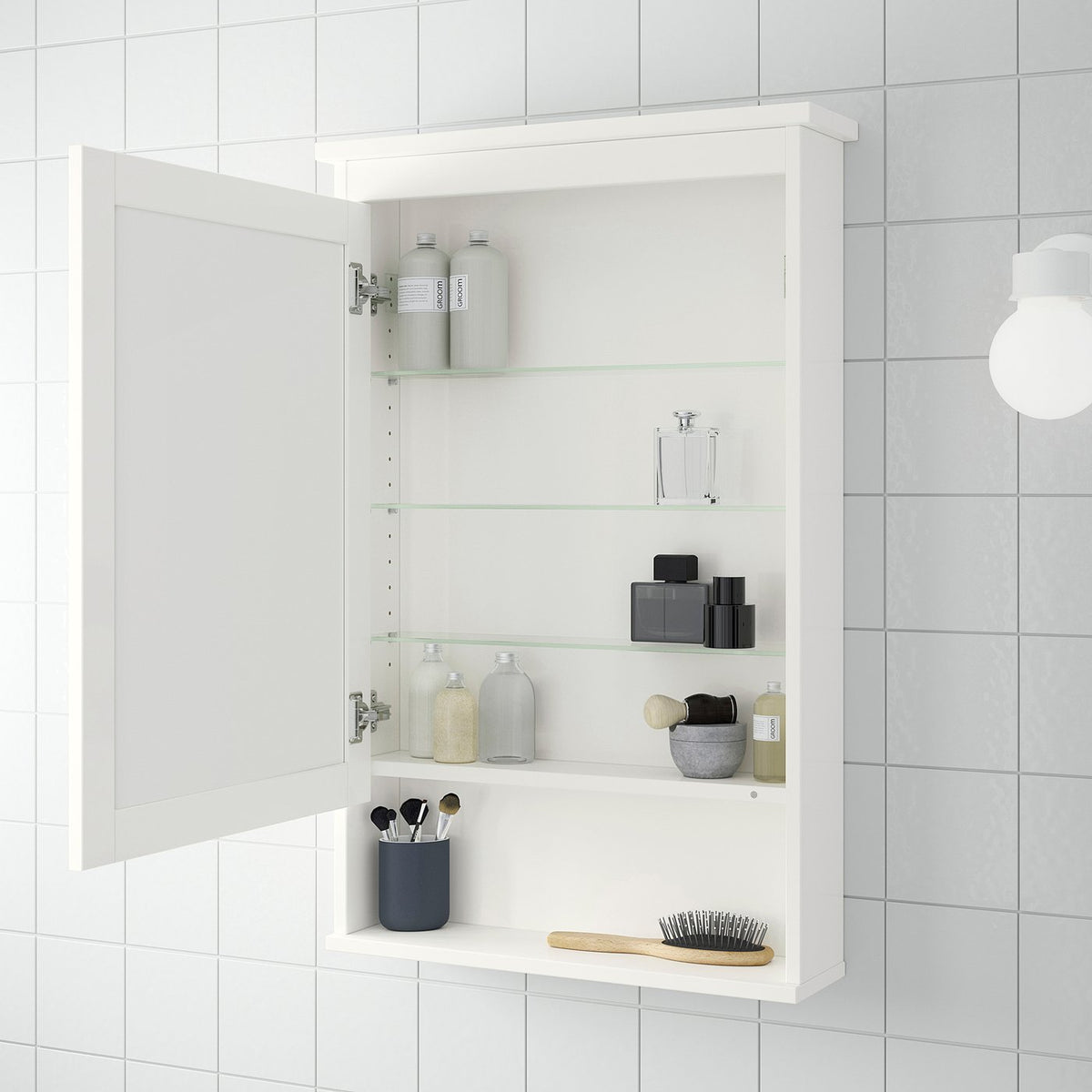 Mirror cabinet with 1 door