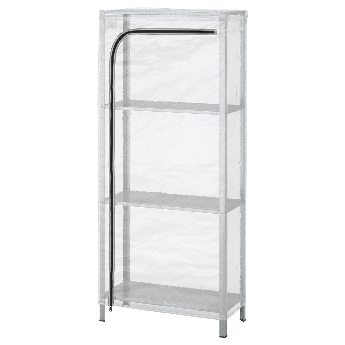 Shelving unit with cover