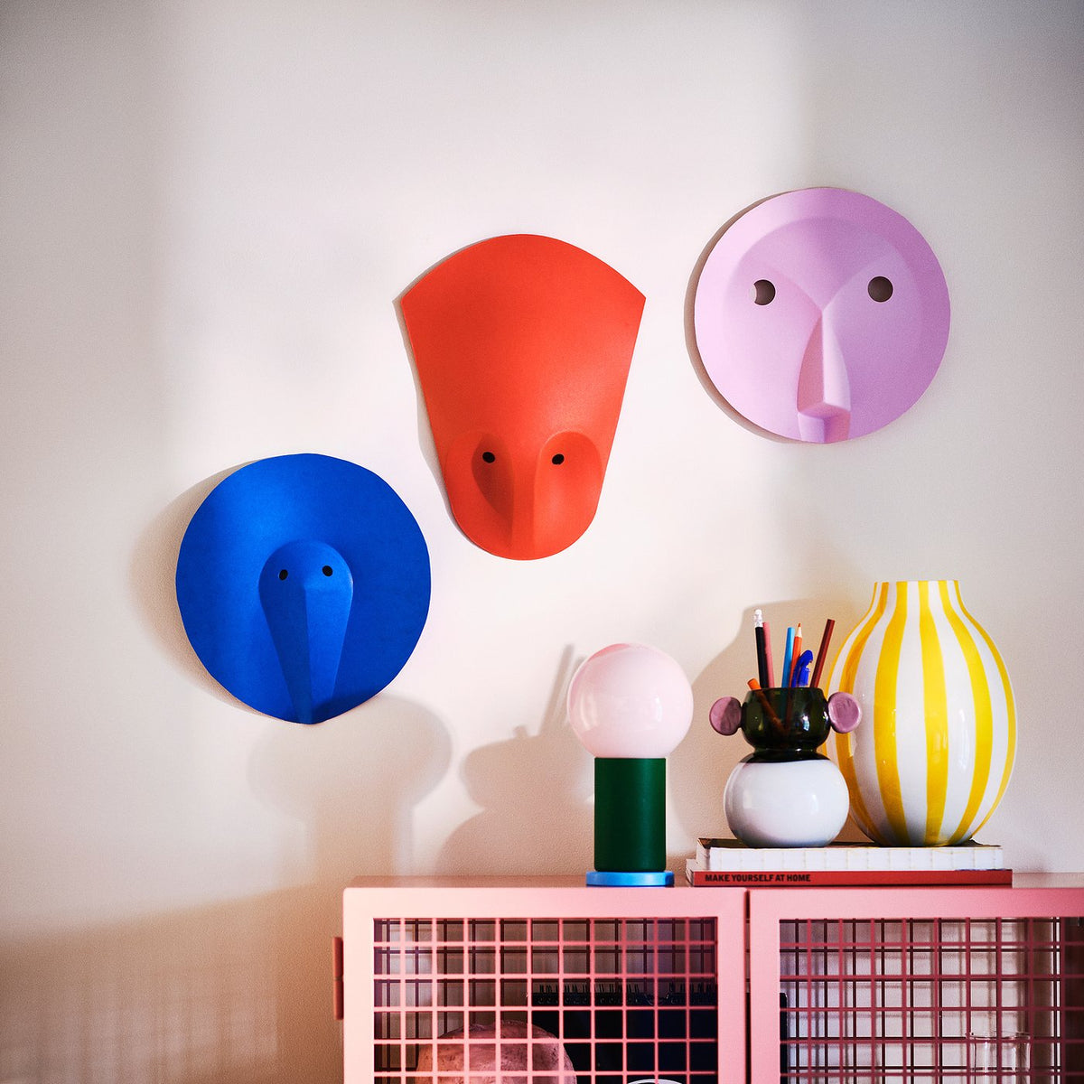 Wall decoration, set of 3