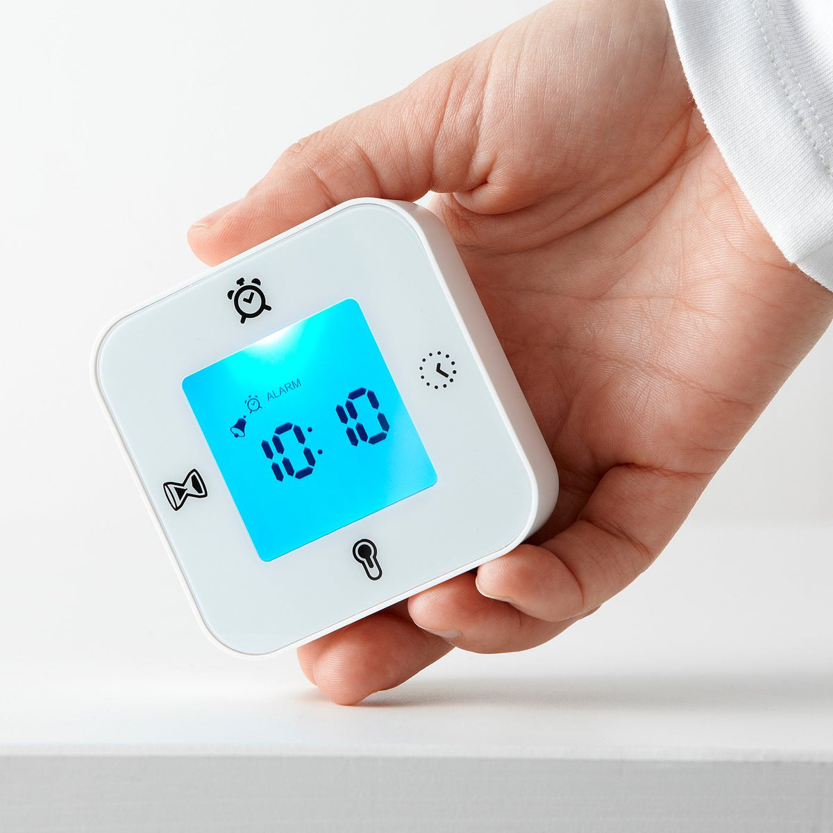 Clock/thermometer/alarm/timer