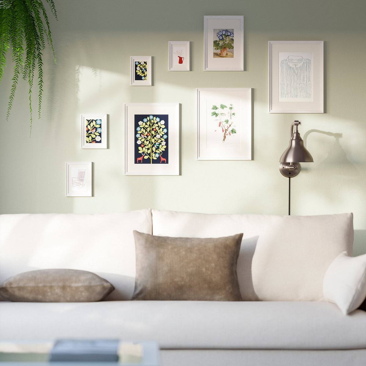 Frame with poster, set of 8