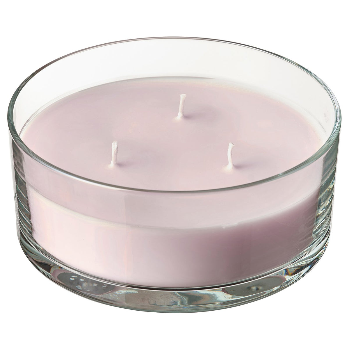 Scented candle in glass, 3 wicks