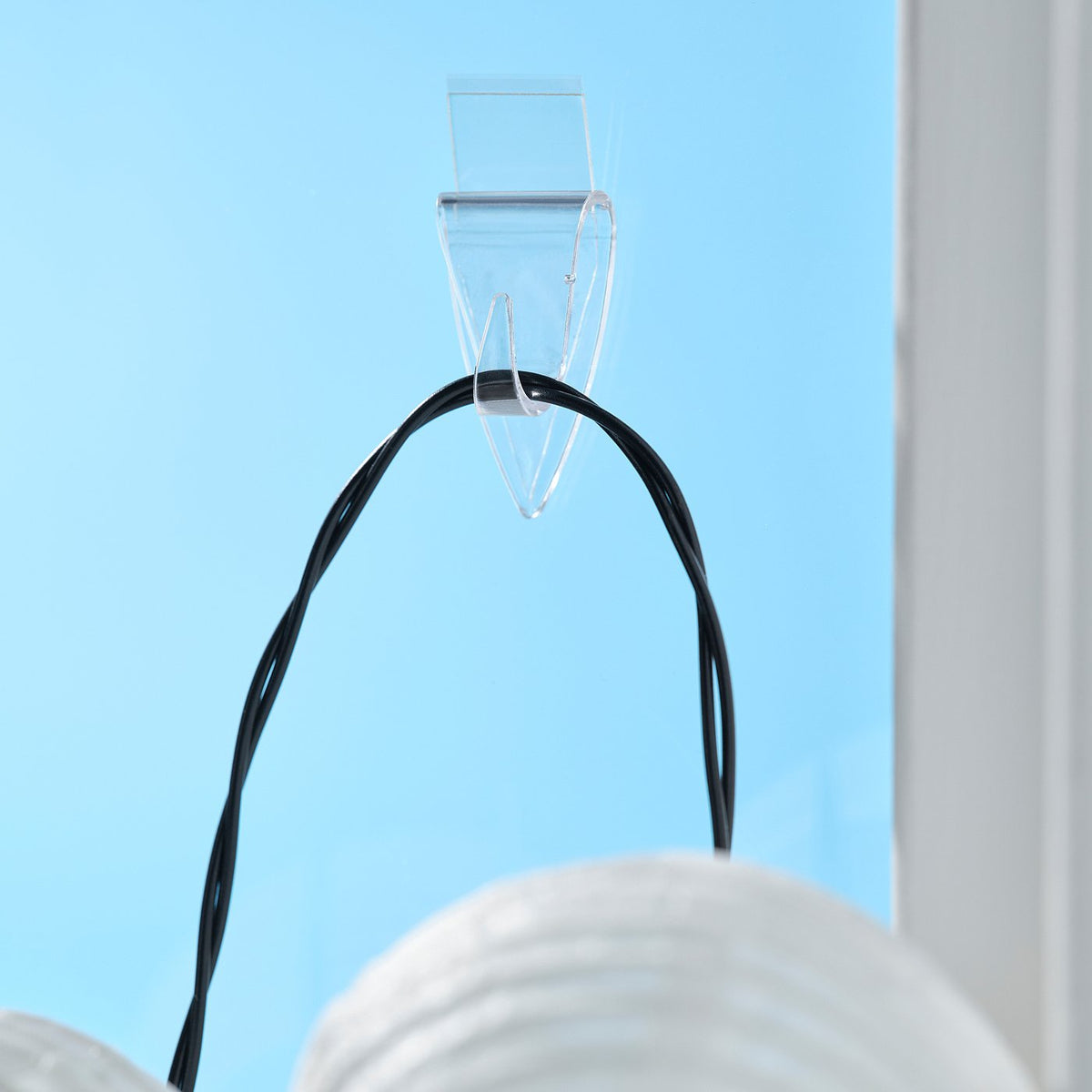 Hook, self-adhesive
