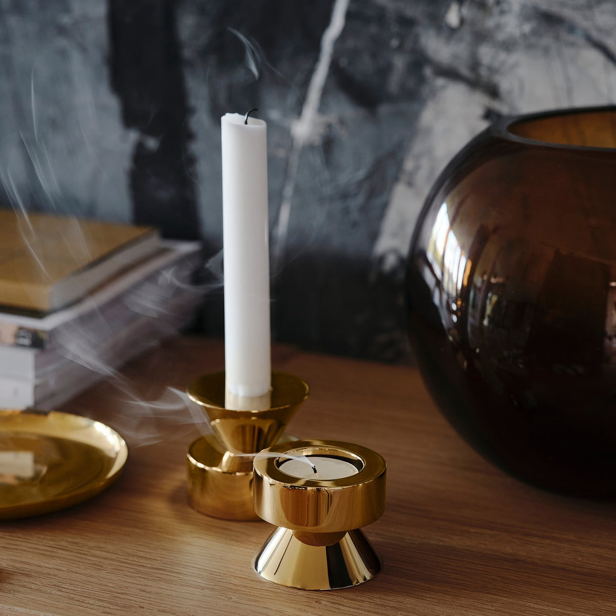 Unscented household candle