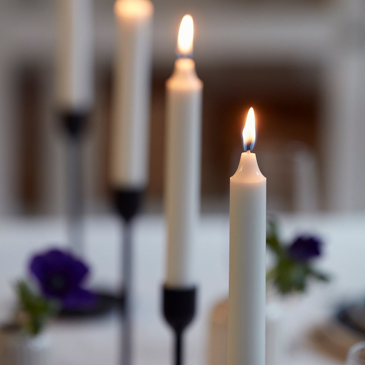 Unscented household candle