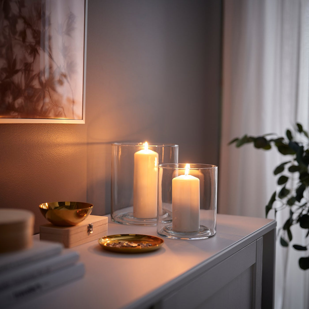 Candle holder, set of 2