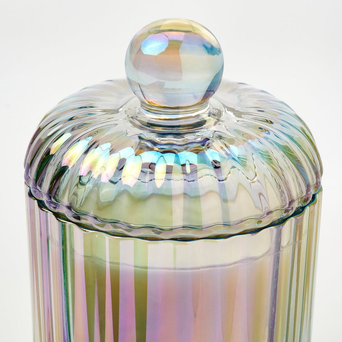 Scented candle/glass w lid/2 wicks
