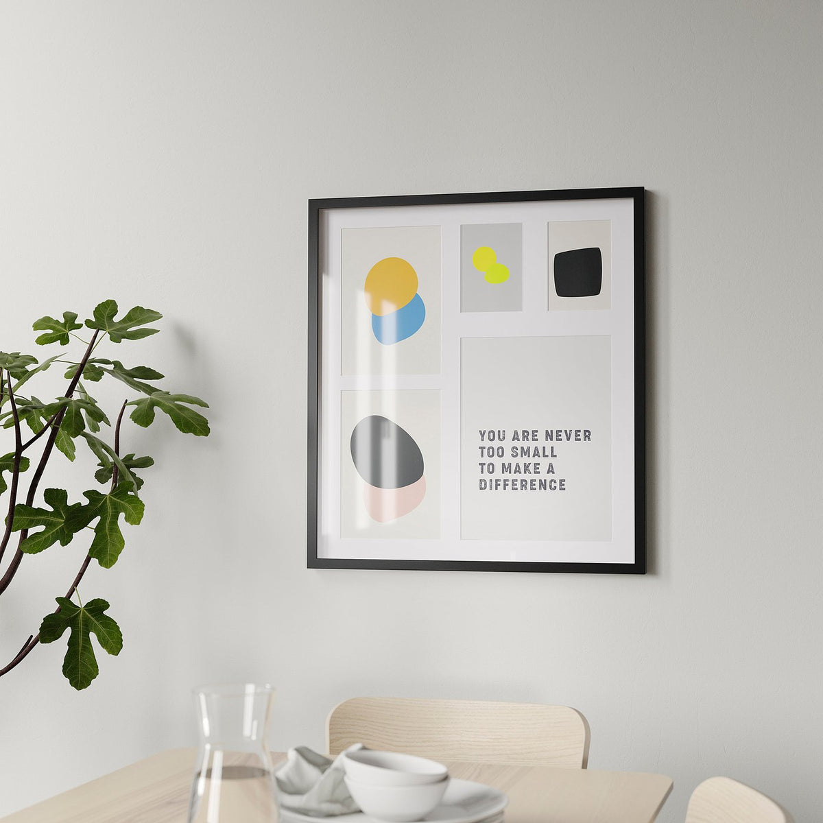 Frame for 5 pictures