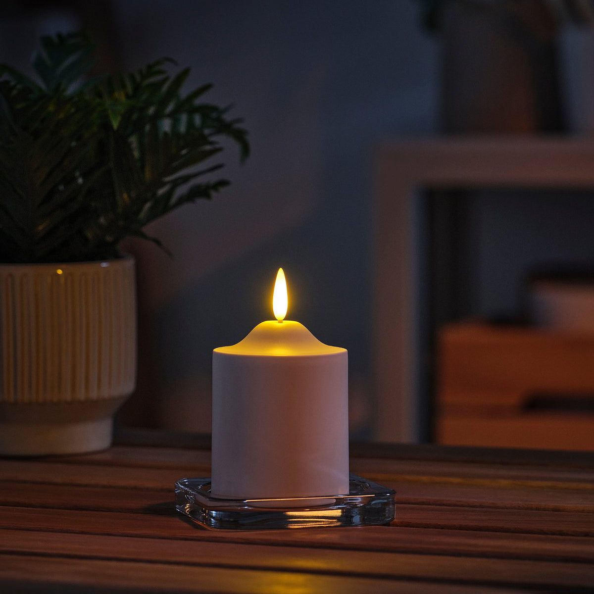 LED pillar candle