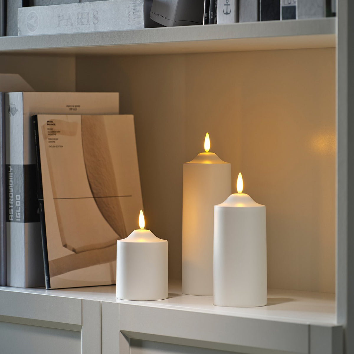 LED pillar candle