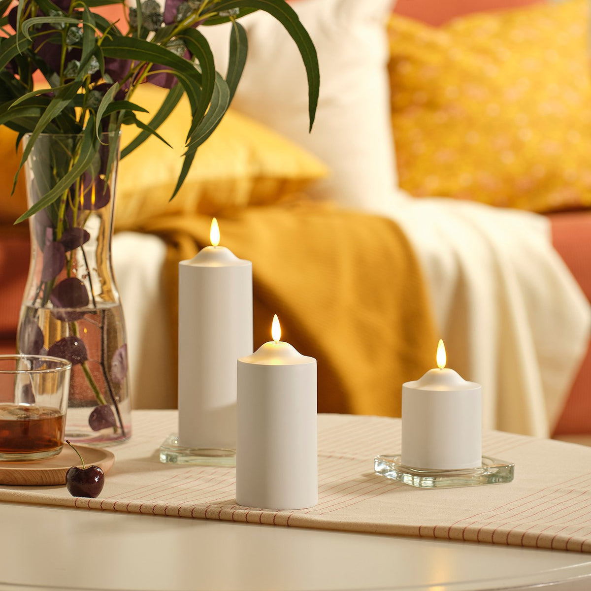 LED pillar candle