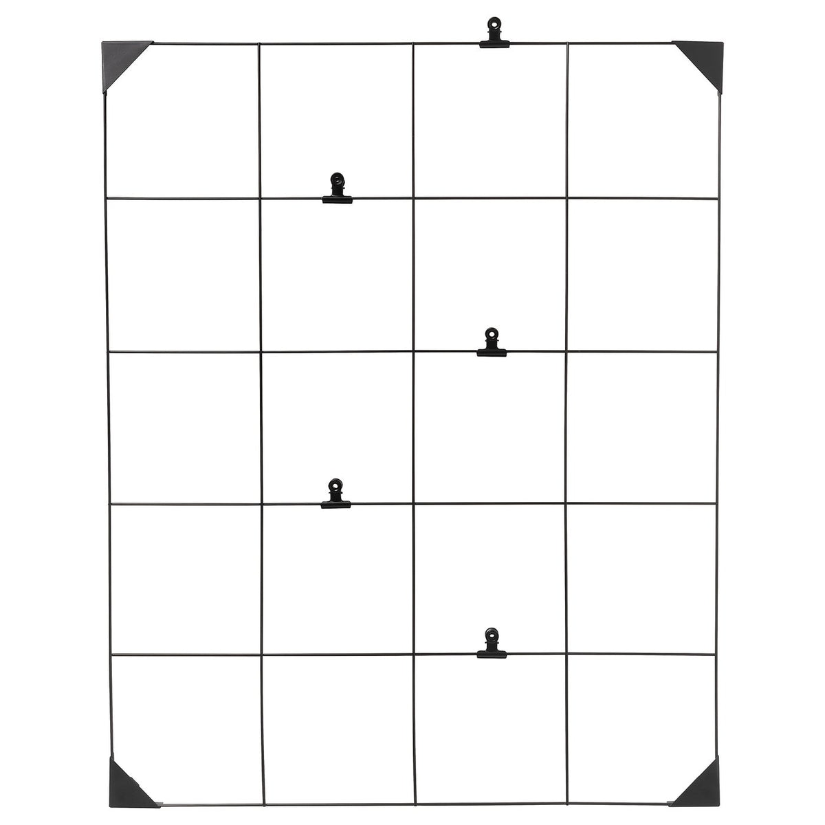 Memo board with clips