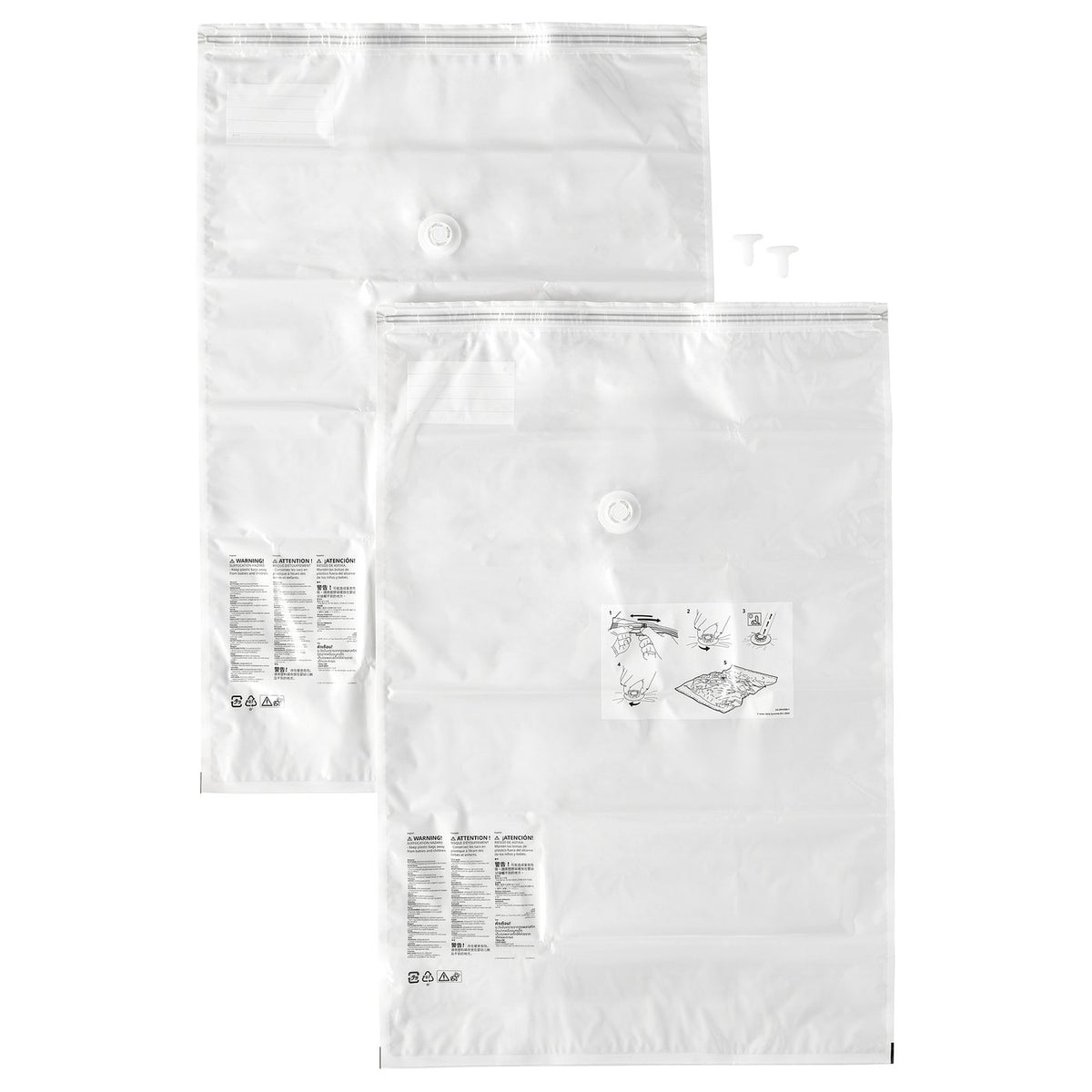 Vacuum-sealed bag