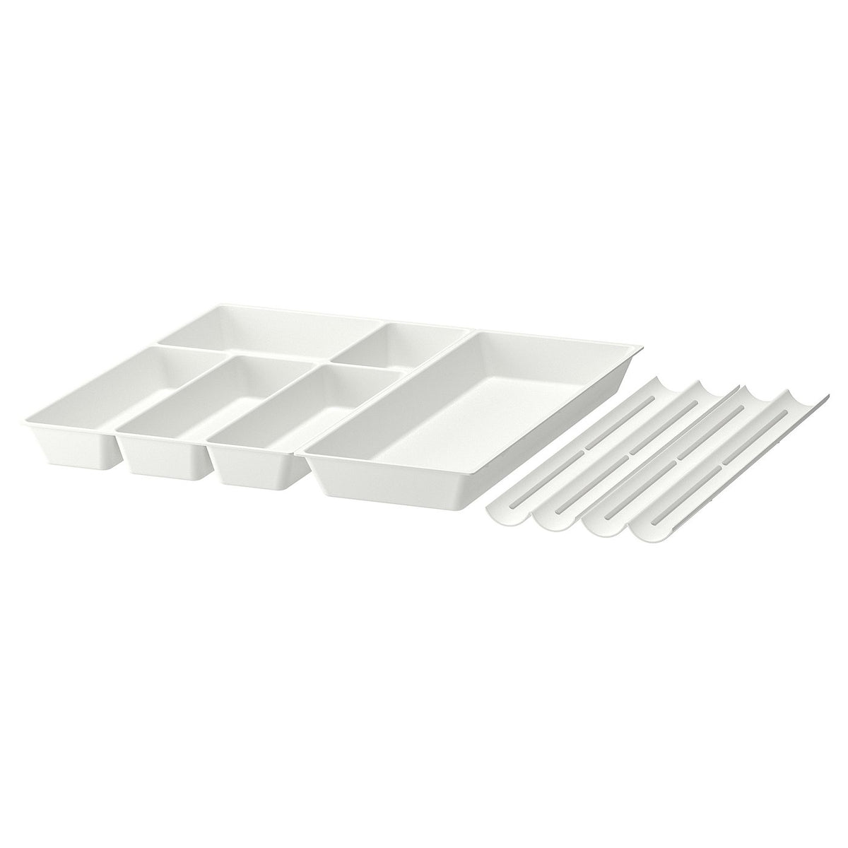 Cutlery+utensil trays/spice rack