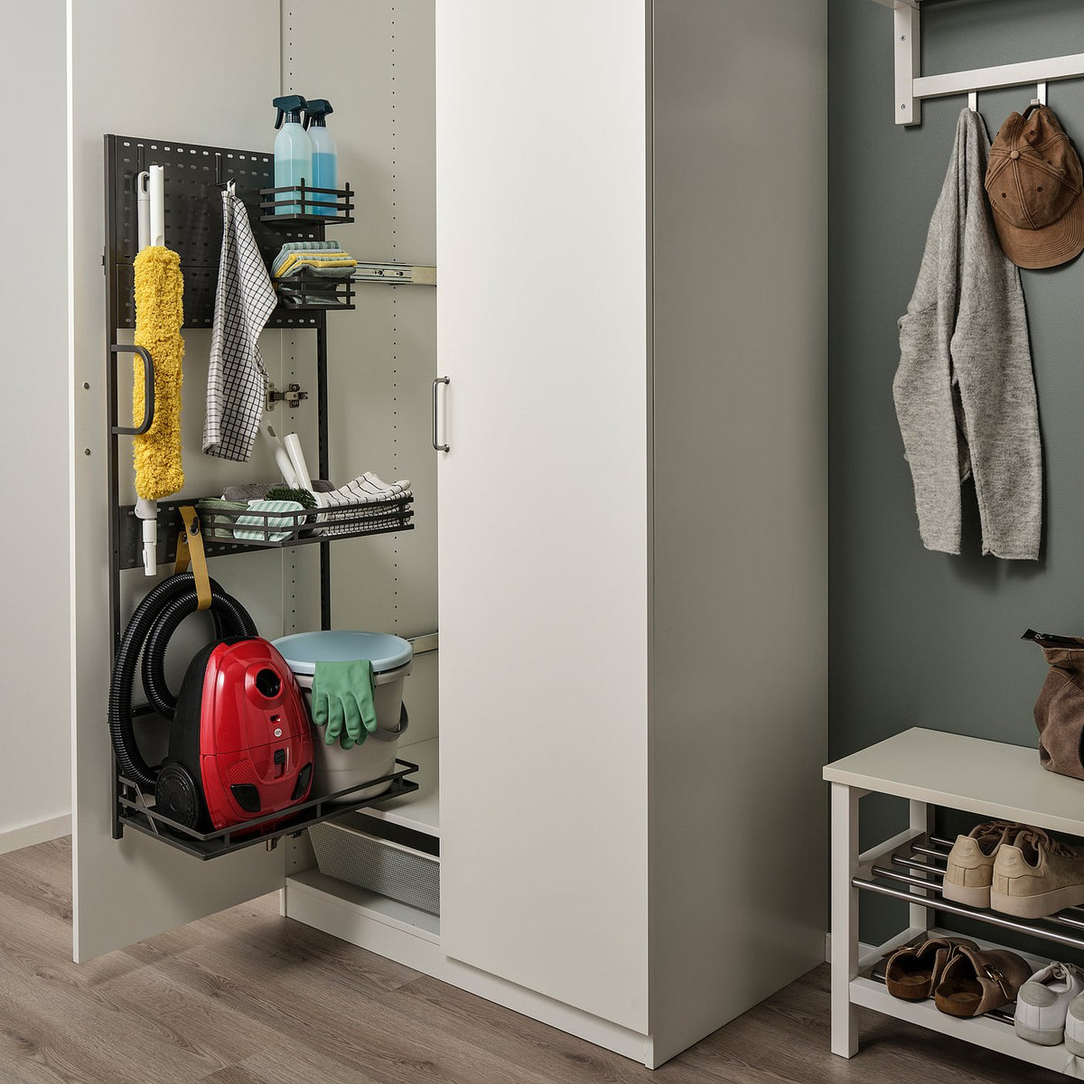 Cleaning interior