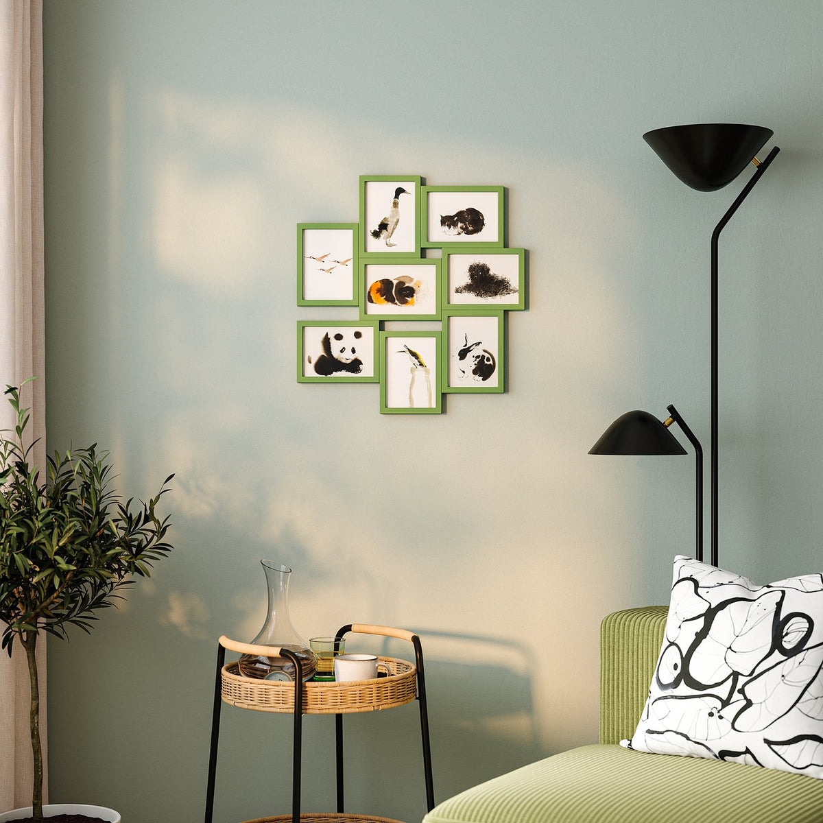 Collage frame for 8 photos