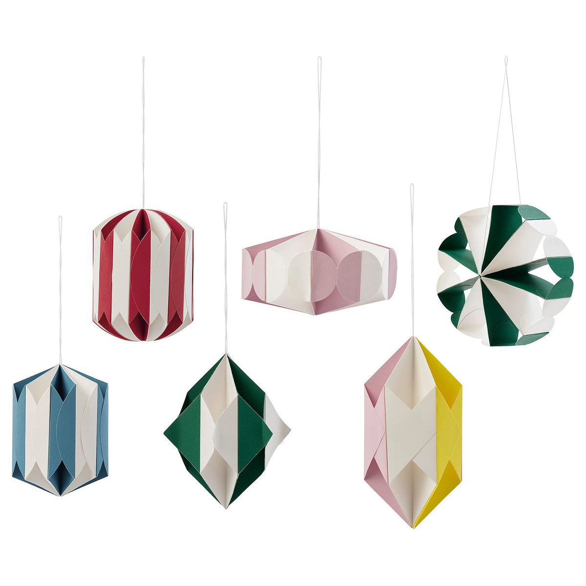 Tree ornament set of 6